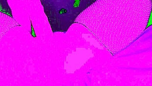 My pussy squirts hard from pink dildo deep inside!