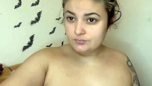 Sweet Girl's Topless Fetish Makeup Reveals Cute Kitten Underneath
