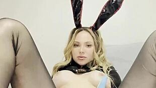 wanna see this cute bunny tease her clit and juicy labia?