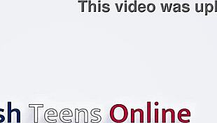 Gorgeous British Blonde Fake Tits Wild Masturbation Frenzy!