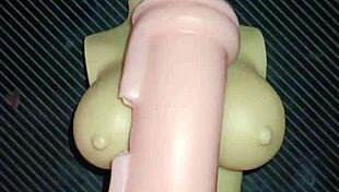 Trio Kissy y Dolly spread tight vaginas for close-up creampie desk fucks and tit shots