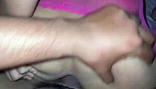 check out this fat ebony hooker taking huge cock deep in her narrow ass