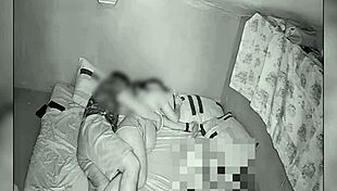 hidden cam catches wife bent over bedroom getting pounded doggystyle