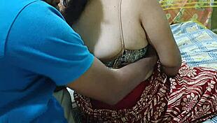 sexy desi housewife enjoys full body oil massage in hotel