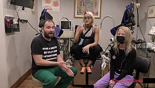 Tampa Uni Exam: Channy Crossfire's Naughty Nurse Physical Tease