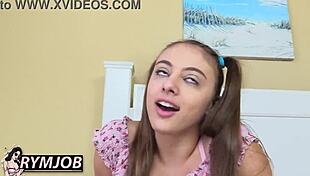 uh gia derza the cute babysitter with pigtails has this issue she gotta talk bout rimjob style