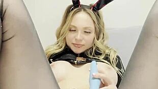 wanna see this cute bunny tease her clit and juicy labia?