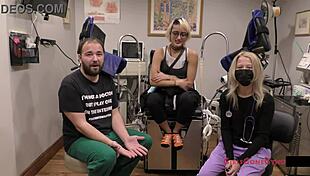 Tampa Uni Exam: Channy Crossfire's Naughty Nurse Physical Tease