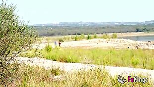 Swamp got Briseida horny af... quick rough outdoor fuck with small tits bouncing 🌿🍆