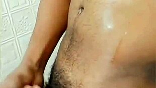 Self Golden Shower Fag Drinks Hot Piss In Bathroom