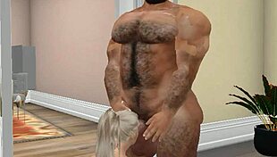 Football hunk surprises neighbor with intense pounding action
