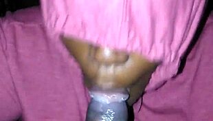 yo that pretty bbw slurps deep for huge ebony cumshot swallow