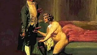 ever wonder what vintage erotic art hides in those antique frames?