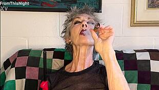 i puff this cigar so sexy then ride my mature wife's shaved pussy missionary doggystyle deepthroat