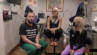 Tampa Uni Exam: Channy Crossfire's Naughty Nurse Physical Tease