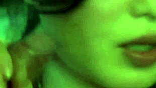 creampied milf's hairy pussy slammed doggystyle over bar after bath massage suck