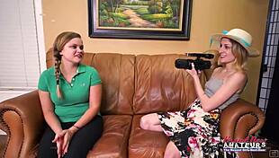 Skinny lauren and pixie pie share dick sucking banging and cumshots