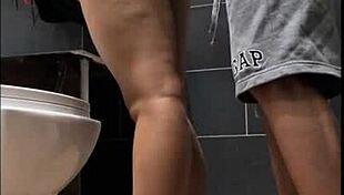 at the party my cuñado and i reunite to fuck pretty latina's wet pussy and cum on her big tits.