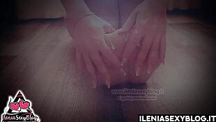 lick my feet you filthy phone pervert!! italian asmr foot worship joi now