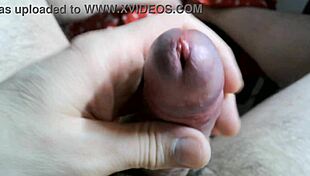 in this retro homemade closeup, i stroke fast until thick cum erupts just for your eyes