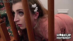 Gorgeous Cameron Minx Takes Bryan Gozzling's Rough Pounding Hard!