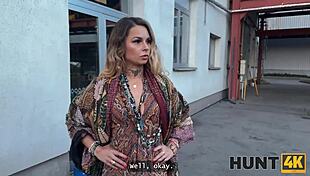 Hunter spots sexy chick in public and fucks her fortune salon