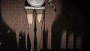 British Cougar's Shaved Pussy Fingered in Interview