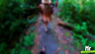 Can I Fuck Hot Blonde and Brunette in the Woods?