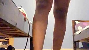 Ebony Milf Strips Teases Then Deepthroats Big Black Cock Preview