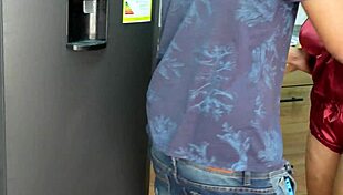 stepdad leaves so i fuck stepsister hard in kitchen part 1
