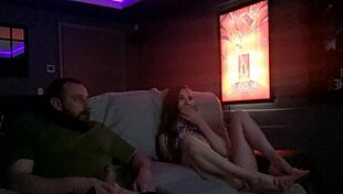 Cinema Wank Leads to Juicy Cum Blast