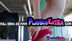 ukrainian stunner marina nelson teases with her naked strip and poses