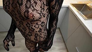 Stepson fucks milf stepmom all holes sexy outfit
