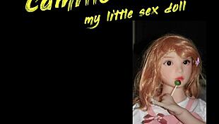 Camille sex doll strikes hot poses in tight pink outfit