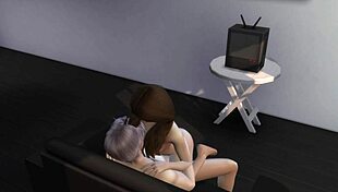 step bro and sis finally pop cherries riding each other wild in sims 4