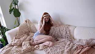 petite redhead scarlet skies lesbian stepsis hints at ex revenge