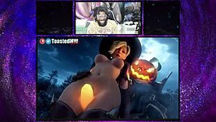 Miyabi Cowgirl Rides Then Mercy Milks Reaper's Huge Cock