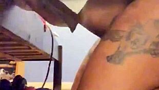 Ebony Milf Strips Teases Then Deepthroats Big Black Cock Preview