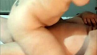 Heart pounding as I ride fuck buddy hard during tense mummy phone call