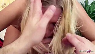 Old Ugly Guy Picks Up Big Natural Tits Blonde for Rough Casting Fuck