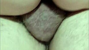 Heart pounding as I ride fuck buddy hard during tense mummy phone call