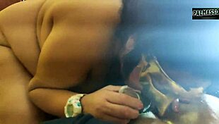 my heart pounds sucking this young stud's huge cock for first time as horny fat mature latina wife craving more