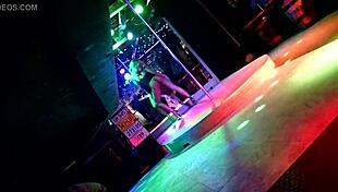 Stripper Teases at Ed's Bar on Titty Tuesday in Germany