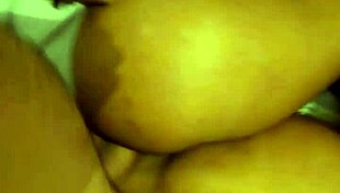 big ass ebony teen gets anal pounded by stepdad creampie after spreading cheeks
