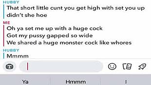 detailed sexting session teases and cuckolds desperate old husband on snapchat live