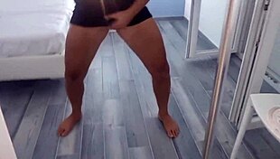 Hot Italian guy strokes massive cock in bedroom talks dirty and explodes with crazy pleasure