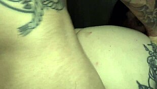 Huge veiny cock double deepthroats two big-titted beauties without breaks in cuckold scene