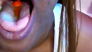 naejae fingers wet pussy horny while listening to models moan orgasm