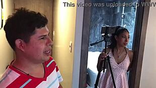 innocent big ass latina with huge tits joins fake casting fuck with my whore assistant 😈🍑💦