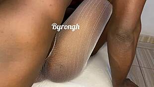 creamy ebony schoolgirl pussy stretched in ripped clothes missionary 😩💦 she squirts loving big black cock